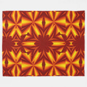Boheemse Vuurbloemen 25 Fleece Deken (Voorkant (Horizontaal))