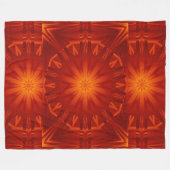 Boheemse Vuurbloemen 261 Fleece Deken (Voorkant (Horizontaal))