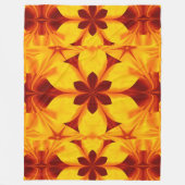 Boheemse vuurbloemen 45 fleece deken (Voorkant)