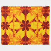 Boheemse vuurbloemen 45 fleece deken (Voorkant (Horizontaal))
