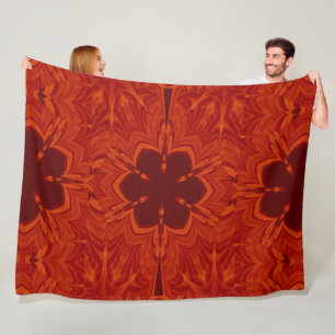 Boheemse vuurbloemen 61 fleece deken