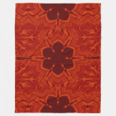 Boheemse vuurbloemen 61 fleece deken (Voorkant)