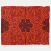 Boheemse vuurbloemen 61 fleece deken (Voorkant (Horizontaal))
