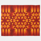 Boheemse vuurbloemen 72 fleece deken (Voorkant (Horizontaal))