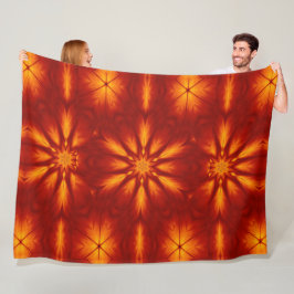 Boheemse vuurbloemen 75 fleece deken