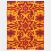 Boheemse vuurbloemen 76 fleece deken (Voorkant)