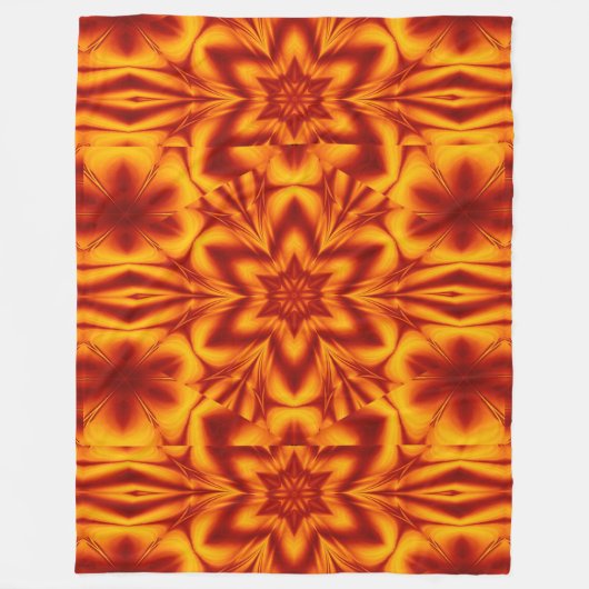 Boheemse vuurbloemen 76 fleece deken (Voorkant)