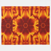 Boheemse vuurbloemen 77 fleece deken (Voorkant (Horizontaal))