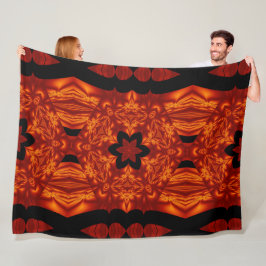 Boheemse vuurbloemen 78 fleece deken