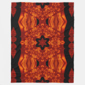 Boheemse vuurbloemen 78 fleece deken (Voorkant)