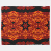 Boheemse vuurbloemen 78 fleece deken (Voorkant (Horizontaal))