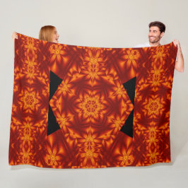 Boheemse vuurbloemen 79 fleece deken