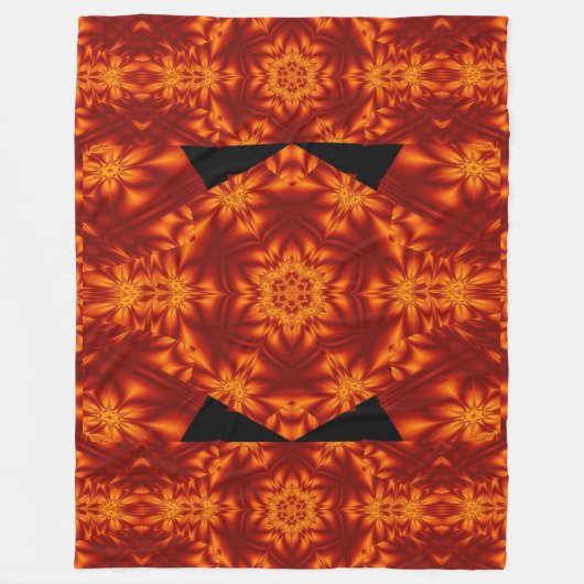 Boheemse vuurbloemen 79 fleece deken (Voorkant)