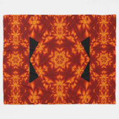 Boheemse vuurbloemen 79 fleece deken (Voorkant (Horizontaal))