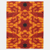 Boheemse vuurbloemen 81 fleece deken (Voorkant)