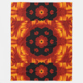 Boheemse vuurbloemen 82 fleece deken (Voorkant)