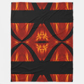 Boheemse vuurbloemen 83 fleece deken (Voorkant)