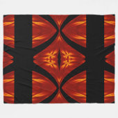 Boheemse vuurbloemen 83 fleece deken (Voorkant (Horizontaal))