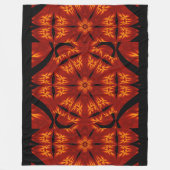 Boheemse vuurbloemen 84 fleece deken (Voorkant)