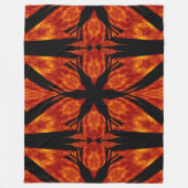 Boheemse Vuurbloemen 86 Fleece Deken (Voorkant)