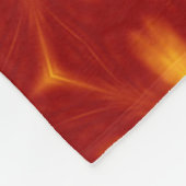 Boheemse vuurbloemen 87 fleece deken (Hoek)