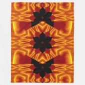 Boheemse vuurbloemen 88 fleece deken (Voorkant)