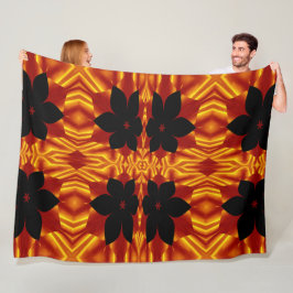 Boheemse vuurbloemen 89 fleece deken