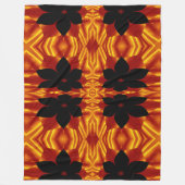 Boheemse vuurbloemen 89 fleece deken (Voorkant)