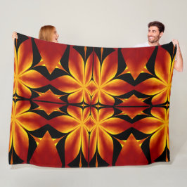 Boheemse Vuurbloemen 92 Fleece Deken