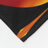 Boheemse Vuurbloemen 92 Fleece Deken (Hoek)