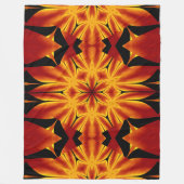 Boheemse Vuurbloemen 93 Fleece Deken (Voorkant)