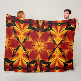 Boheemse Vuurbloemen 94 Fleece Deken