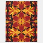 Boheemse Vuurbloemen 94 Fleece Deken (Voorkant)