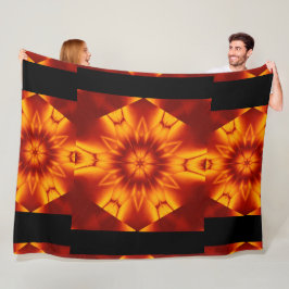 Boheemse Vuurbloemen 95 Fleece Deken