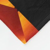 Boheemse Vuurbloemen 95 Fleece Deken (Hoek)