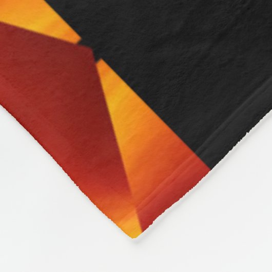 Boheemse Vuurbloemen 95 Fleece Deken (Hoek)