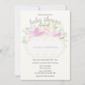 Boheemse Waterverf Bloemen Genderneutraal Kaart (Voorkant)