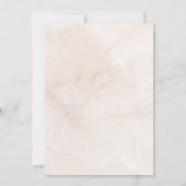 Boheemse Waterverf Bloemenboog Bruiloft Uitnodigin Kaart (Achterkant)