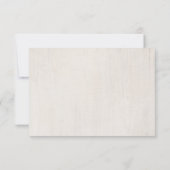 Boheemse Waterverf bruiloft RSVP Kaarten (Achterkant)