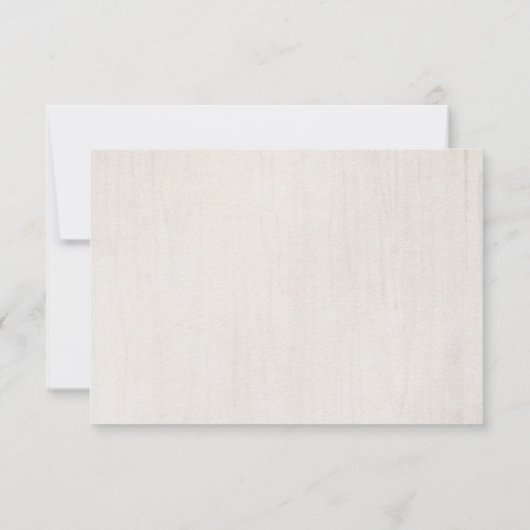 Boheemse Waterverf bruiloft RSVP Kaarten (Achterkant)