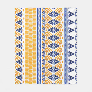 Boheemse Waterverf: naadloos artistiek patroon. Fleece Deken