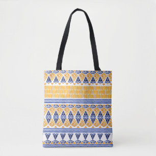 Boheemse Waterverf: naadloos artistiek patroon. Tote Bag