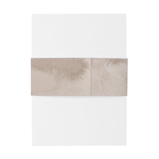 Boheemse waterverf neutraal weelderige wilde bloem uitnodigingen wikkel (Achterkant Voorbeeld)