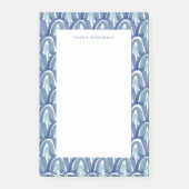 Boheemse waterverf regenbogen in blauw post-it® notes (Voorkant)