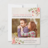 Boheemse Waterverf Skull Save the Date (Voorkant)