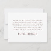 Boheemse Waterverf Wildflower Bruidsuitnodiging Sl Bedankkaart (Achterkant)