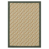 Boheemse wervelende tafelkleed in warme aardse tin (Voorkant)