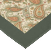 Boheemse wervelende tafelkleed in warme aardse tin (Gekanteld)