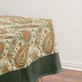 Boheemse wervelende tafelkleed in warme aardse tin (Voorbeeld)