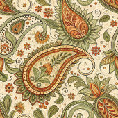 Boheemse wervelingen deken in warme aardse tinten